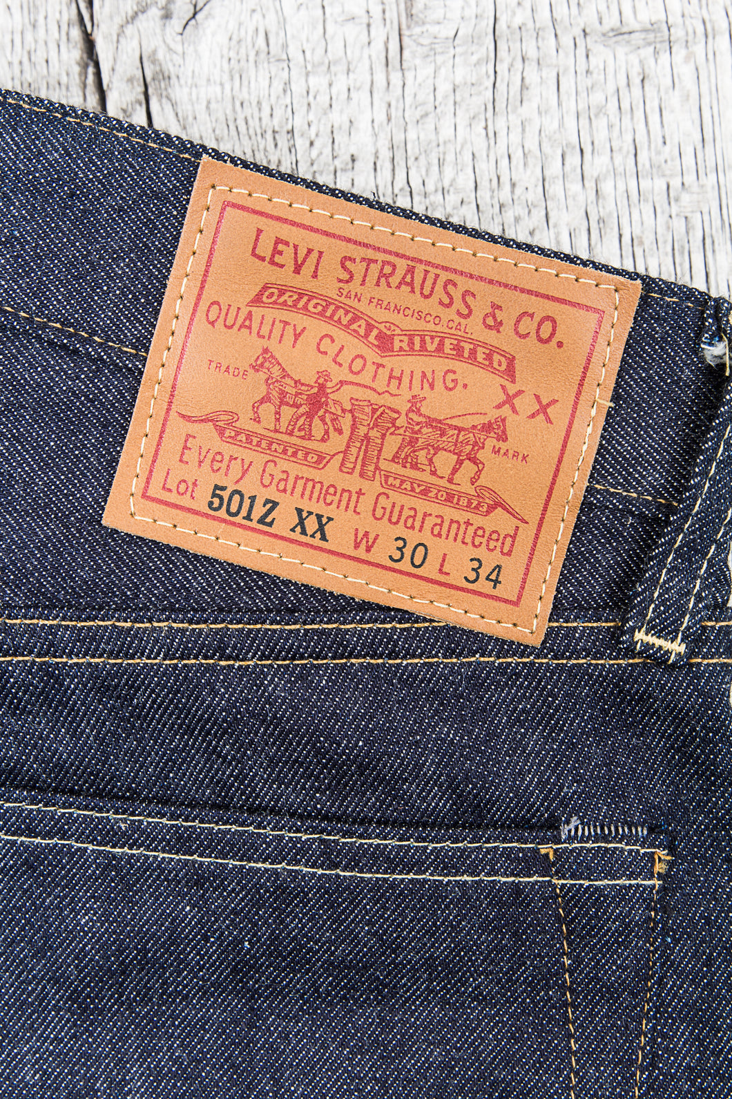 Levi's Levi's Vintage Clothing 1954 501Z Rigid Denim 12oz Cone Mills Denim  - Made in USA, Denim