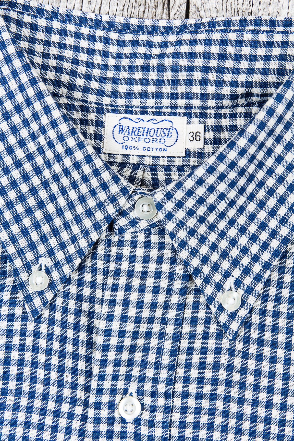 Warehouse & Co Long Sleeve Button Down Shirt Gingham Check