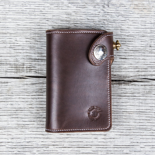 Lone Wolf Leathers Handmade Medium Wallet Horween Chromexcel Brown
