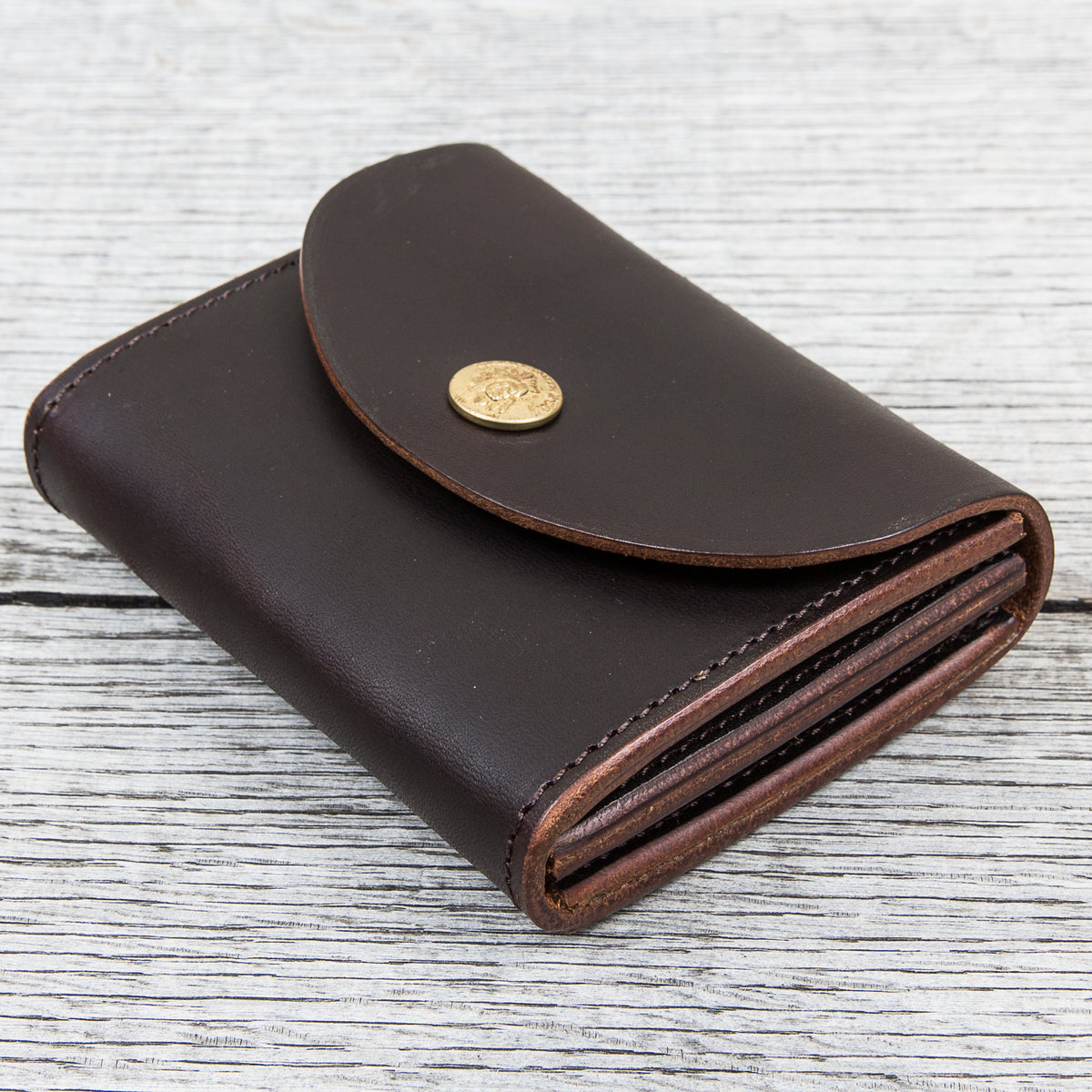 Larry Smith Multi Wallet Brown Steer Hide LT-0070