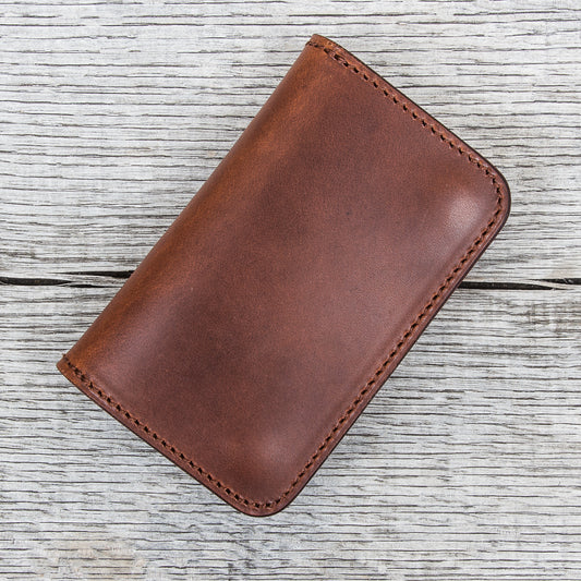 Larry Smith Truckers Wallet Light Brown Steer Hide LT-0001