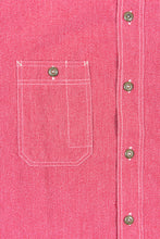 Sugar Cane 1935 5.75oz Cotton Covert Red Chambray Shirt