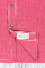 Sugar Cane 1935 5.75oz Cotton Covert Red Chambray Shirt