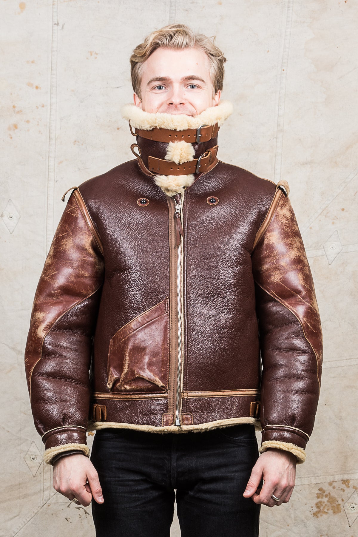 Secondhand Real McCoys Leather B-3 Flight Jacket