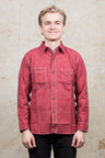Sugar Cane 1935 5.75oz Cotton Covert Red Chambray Shirt