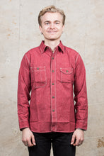 Sugar Cane 1935 5.75oz Cotton Covert Red Chambray Shirt