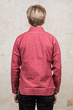 Sugar Cane 1935 5.75oz Cotton Covert Red Chambray Shirt