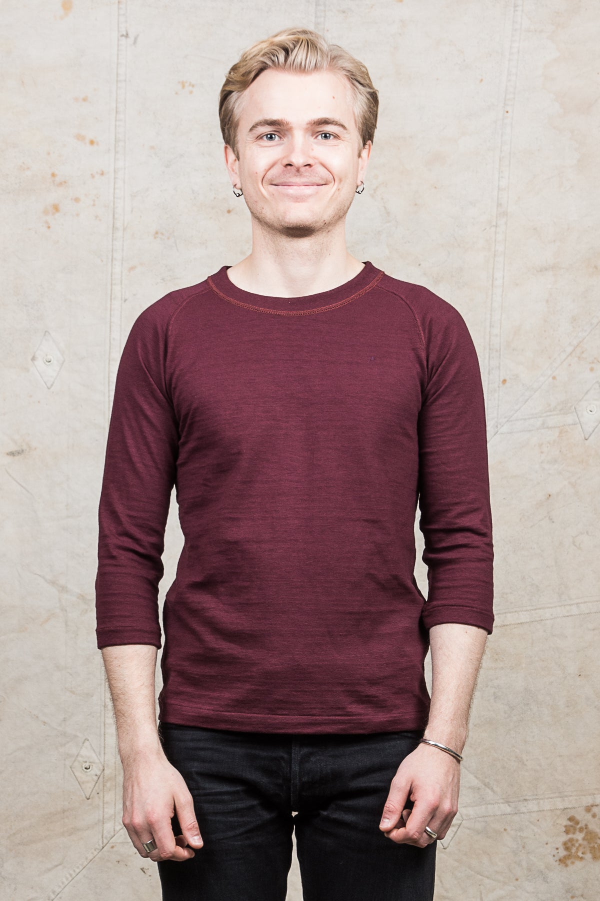 Warehouse & Co Freedom T-shirt Bordeaux