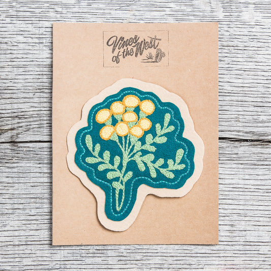 Miriam Parkman x Indigofera Chain Stitch Embroidered Patch "Renfana"