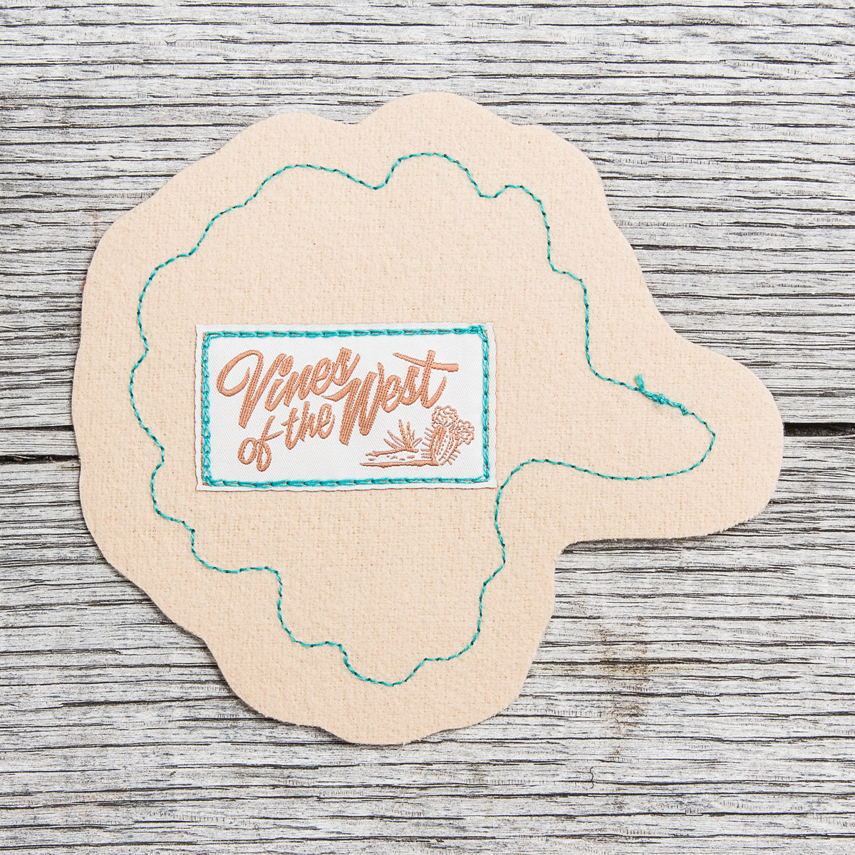 Miriam Parkman x Indigofera Chain Stitch Embroidered Patch "Renfana"