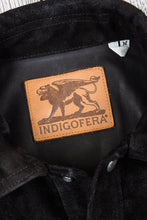 Indigofera Copeland Black Rough Out Leather