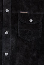 Indigofera Copeland Black Rough Out Leather