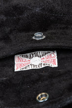 Indigofera Copeland Black Rough Out Leather
