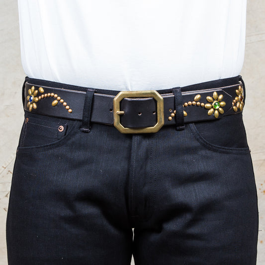 Warpath Floral Pattern Belt