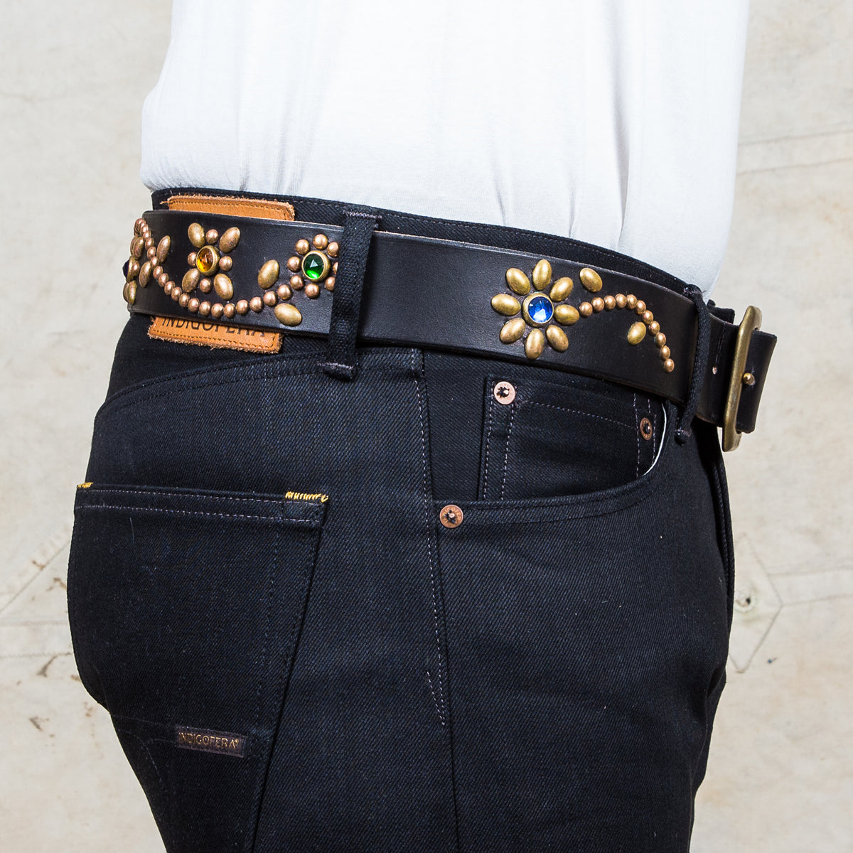 Warpath Floral Pattern Belt