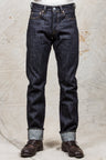 MOMOTARO JEANS Lot 0605-82 Natural Tapered 16oz Texture Denim