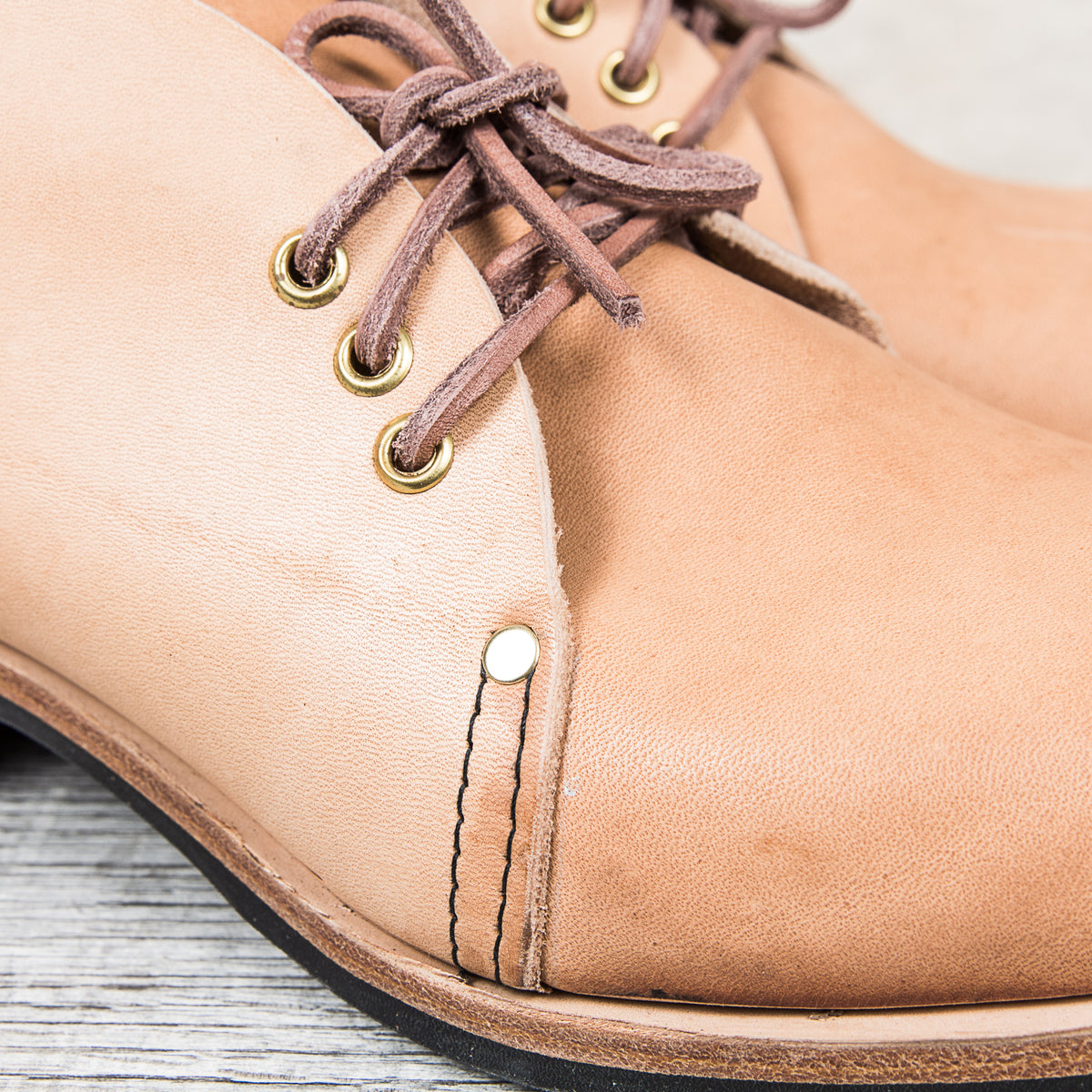 Tender Sidings Chukka Boots Wattle Tanned Natural Leather