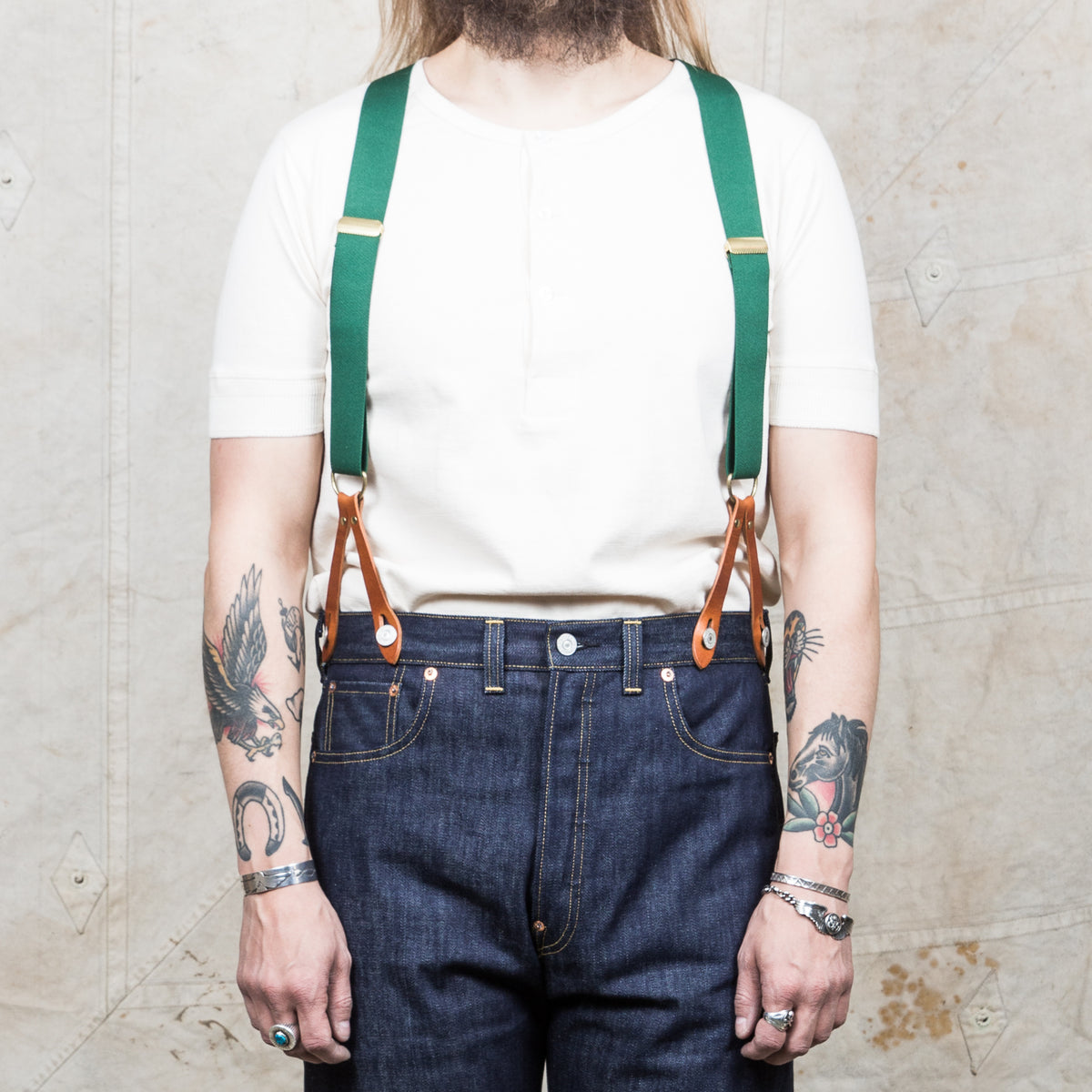 LVC Suspenders Green