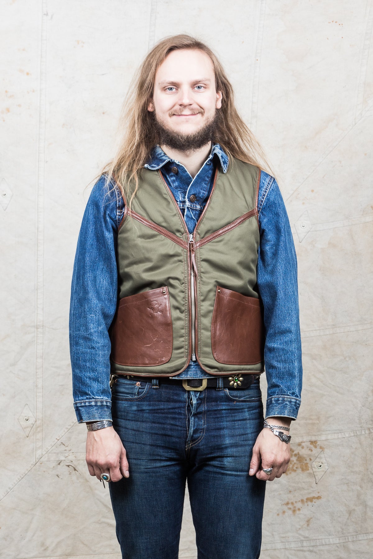 ELMC Biker Flight Vest Olive Drab
