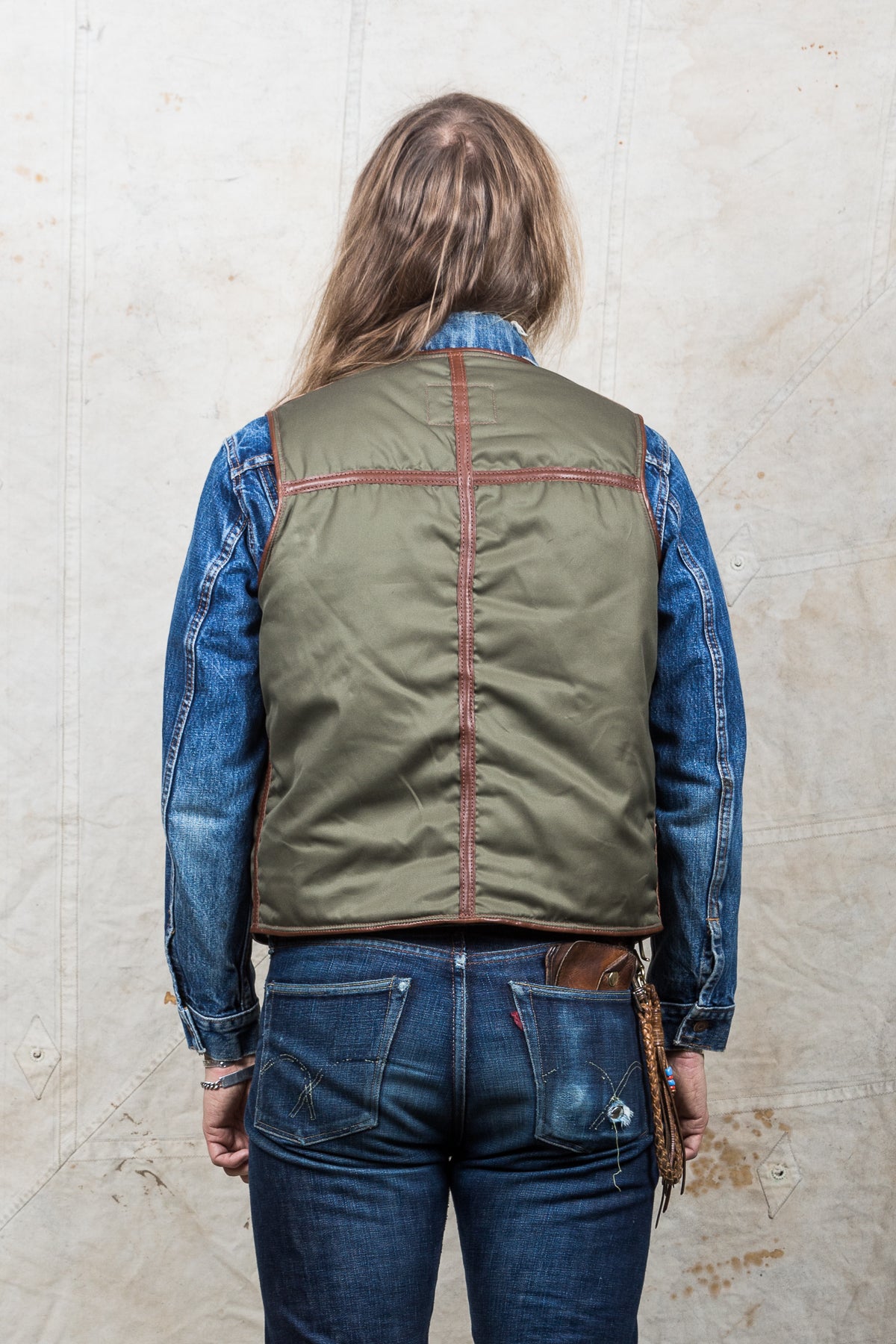 ELMC Biker Flight Vest Olive Drab