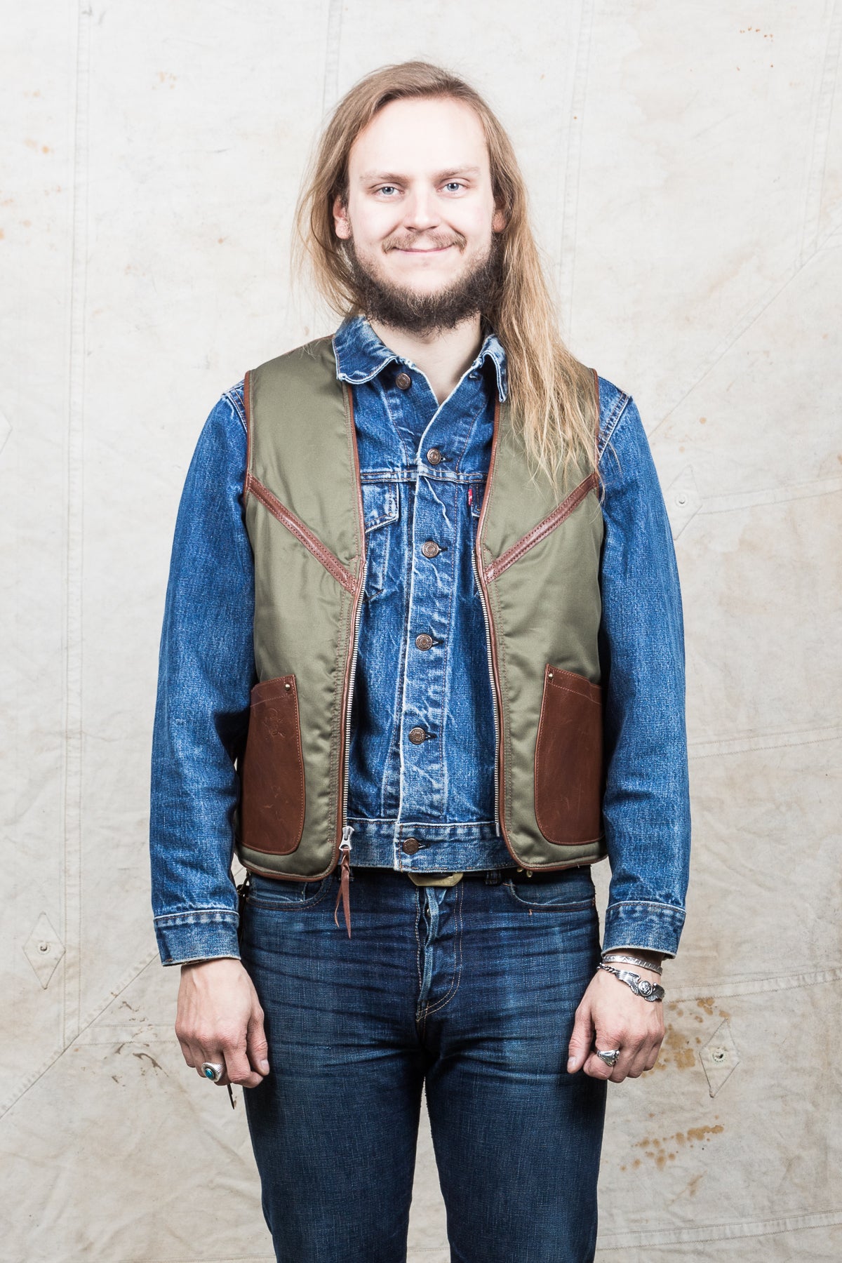 ELMC Biker Flight Vest Olive Drab