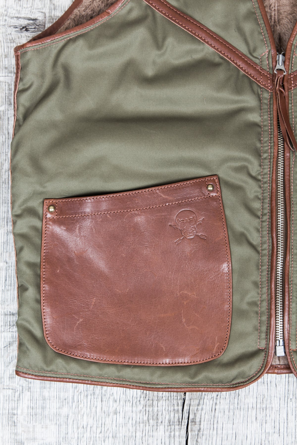 ELMC Biker Flight Vest Olive Drab