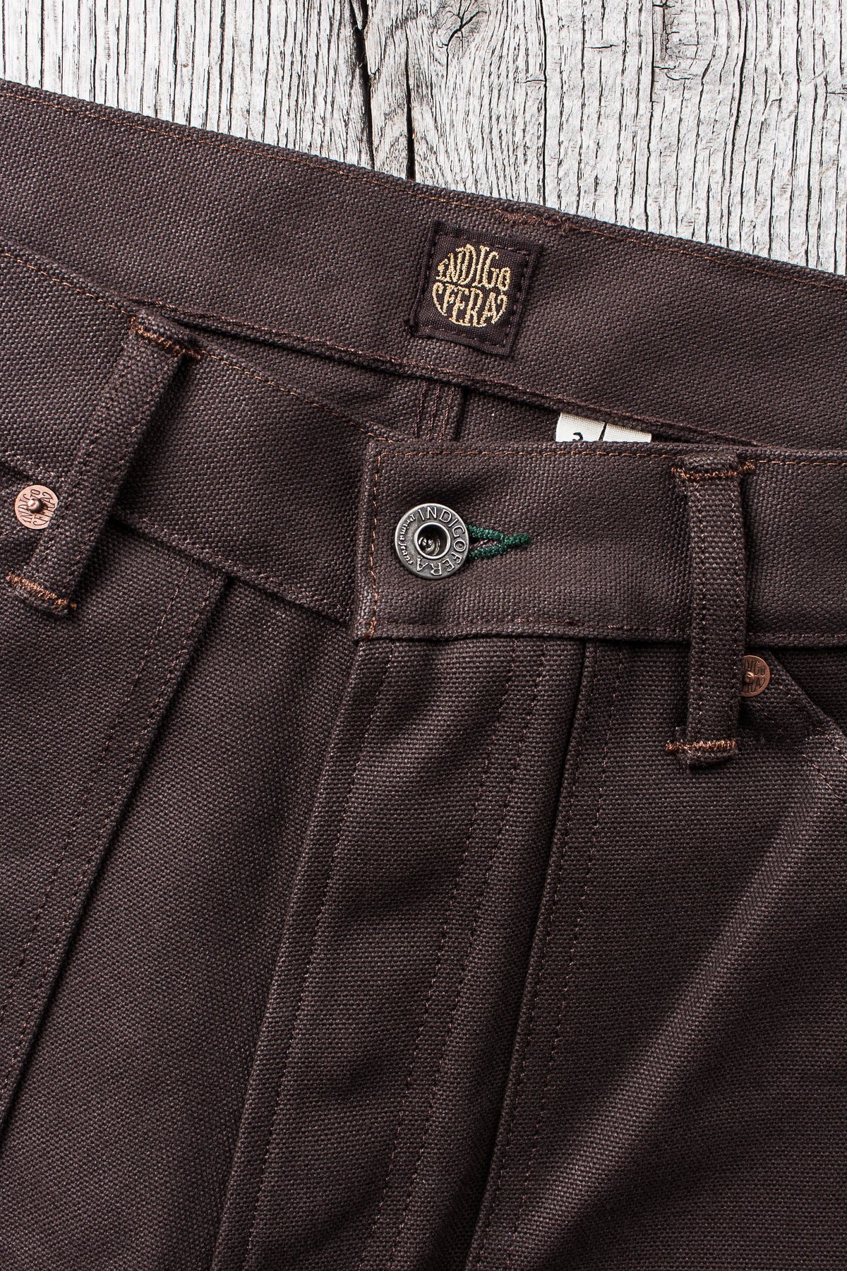 Indigofera Wendell Pants Smithson Canvas Brown
