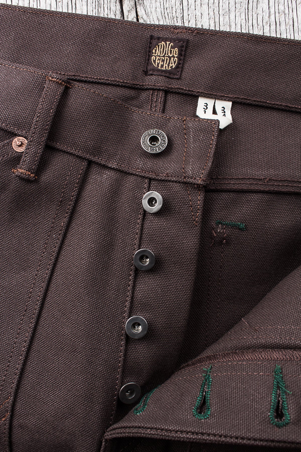 Indigofera Wendell Pants Smithson Canvas Brown