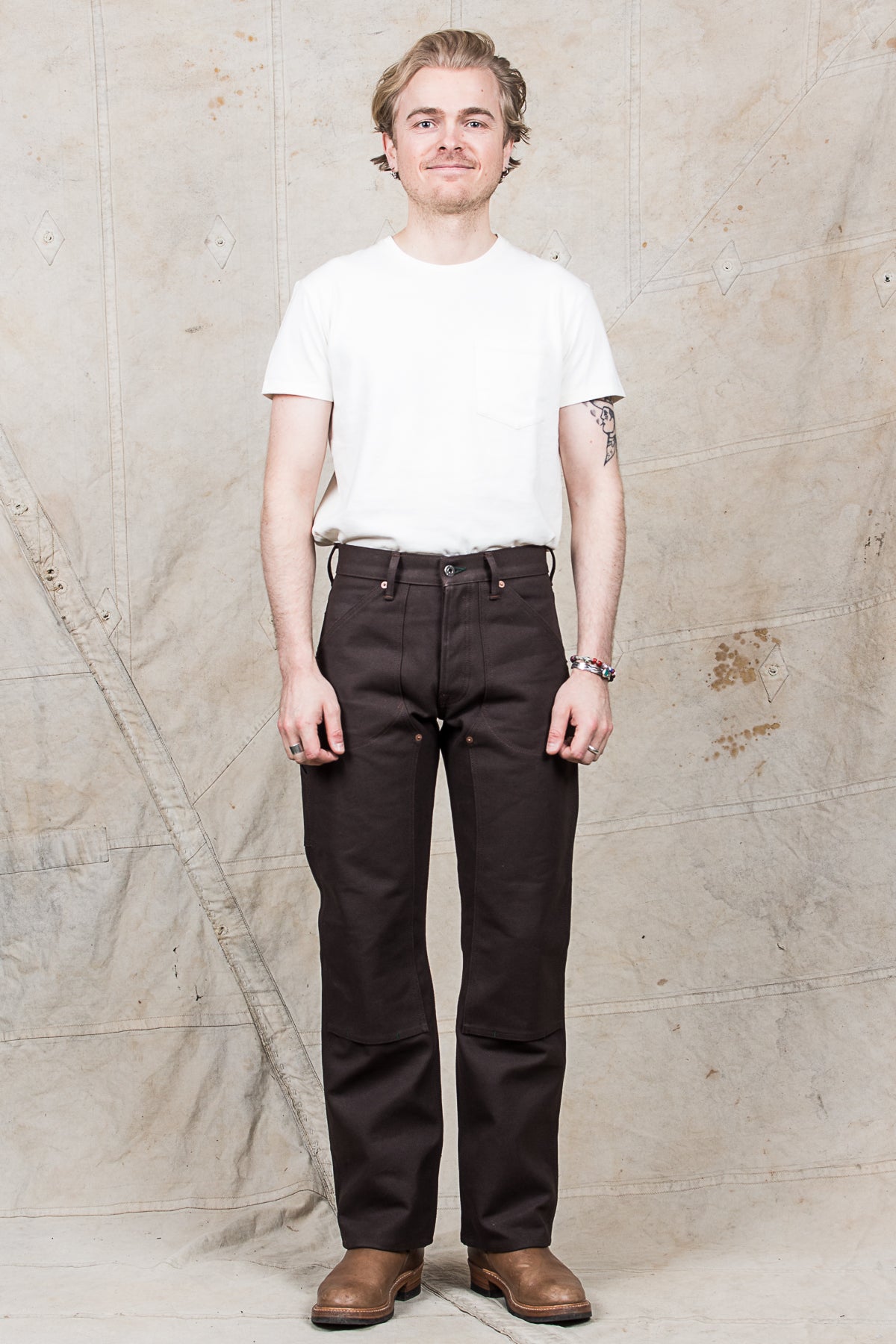Indigofera Wendell Pants Smithson Canvas Brown