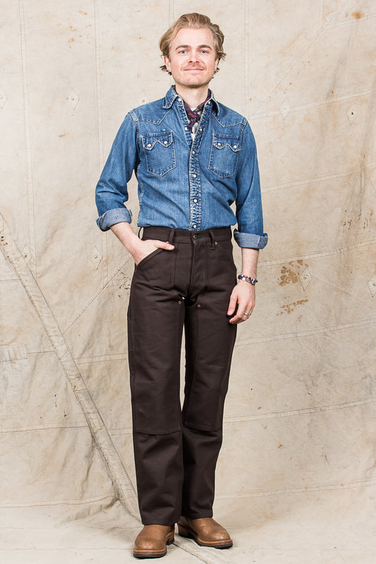 Indigofera Wendell Pants Smithson Canvas Brown