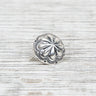 Larry Smith Round Leaf Shell Concha Small Stud OT-C0105