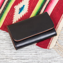 Larry Smith Leather Card Case LT-0065 Black