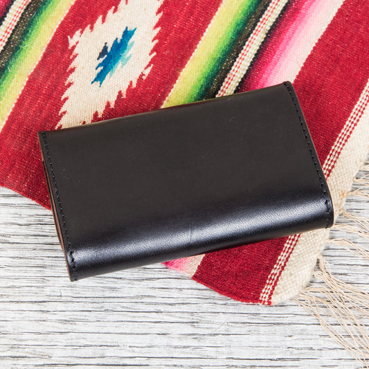 Larry Smith Leather Card Case LT-0065 Black