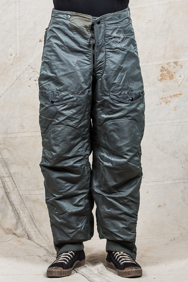b*s様 40s USAF F-3 TROUSERS ELCTRICALLY H Vintage 1970s Cold Weather Type F-1B Trousers w/Suspenders