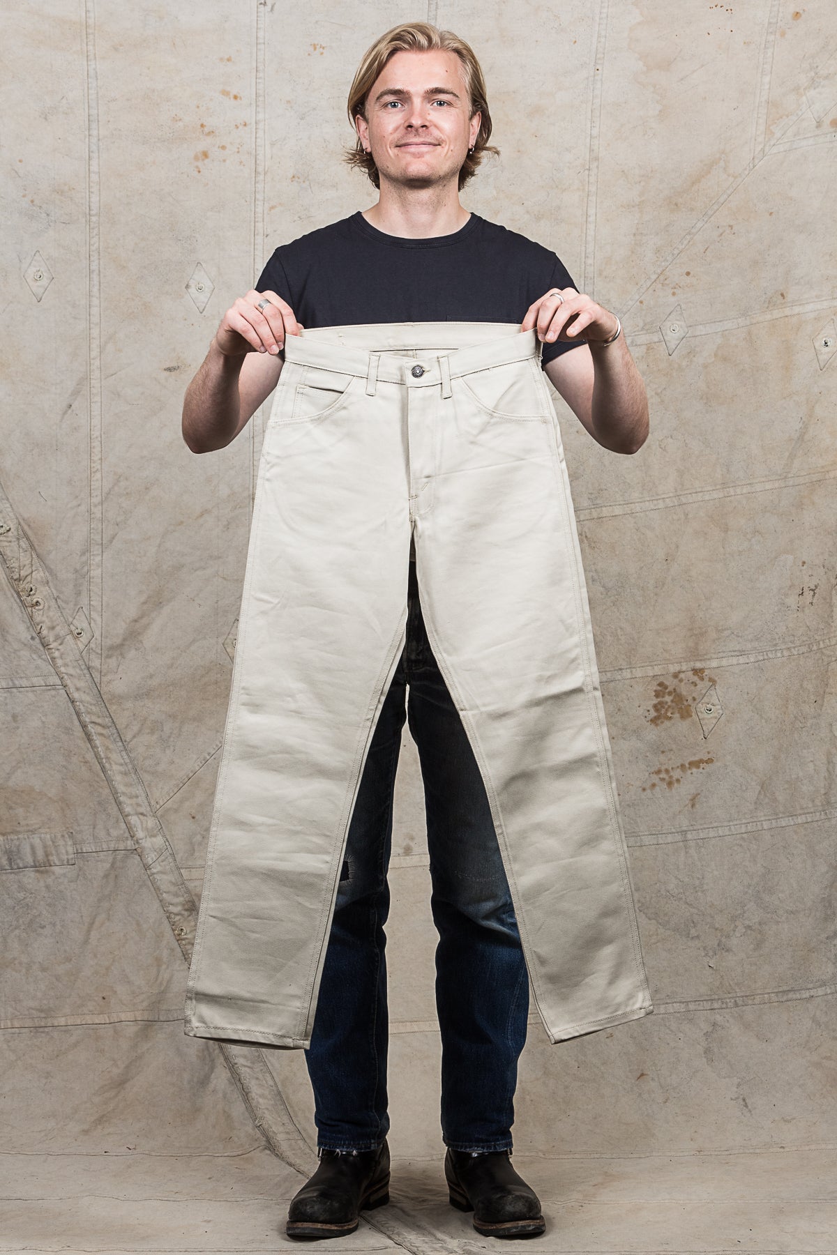 Vintage Dead Stock Levi's Big E White Slim Fit Pants