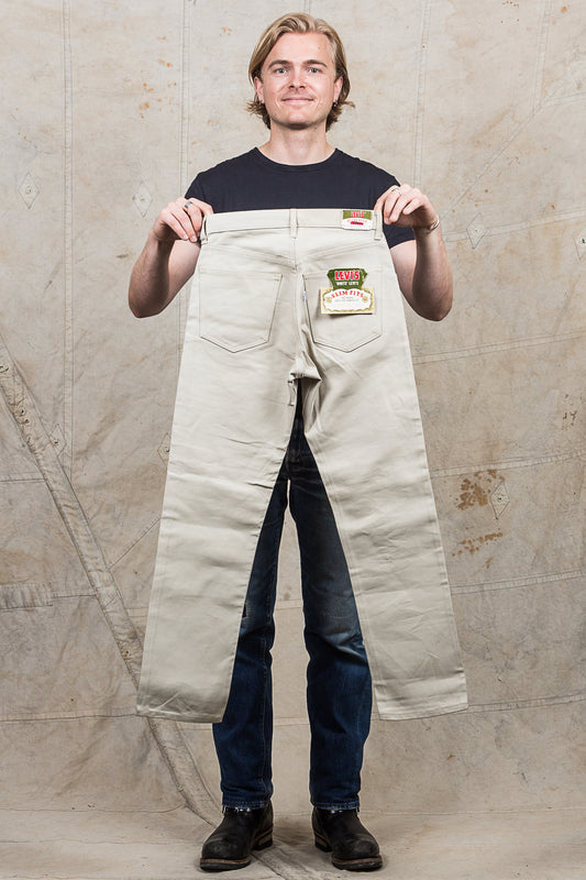 Vintage Dead Stock Levi's Big E White Slim Fit Pants