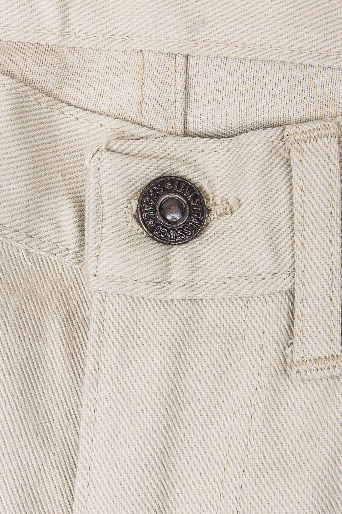 Vintage Dead Stock Levi's Big E White Slim Fit Pants