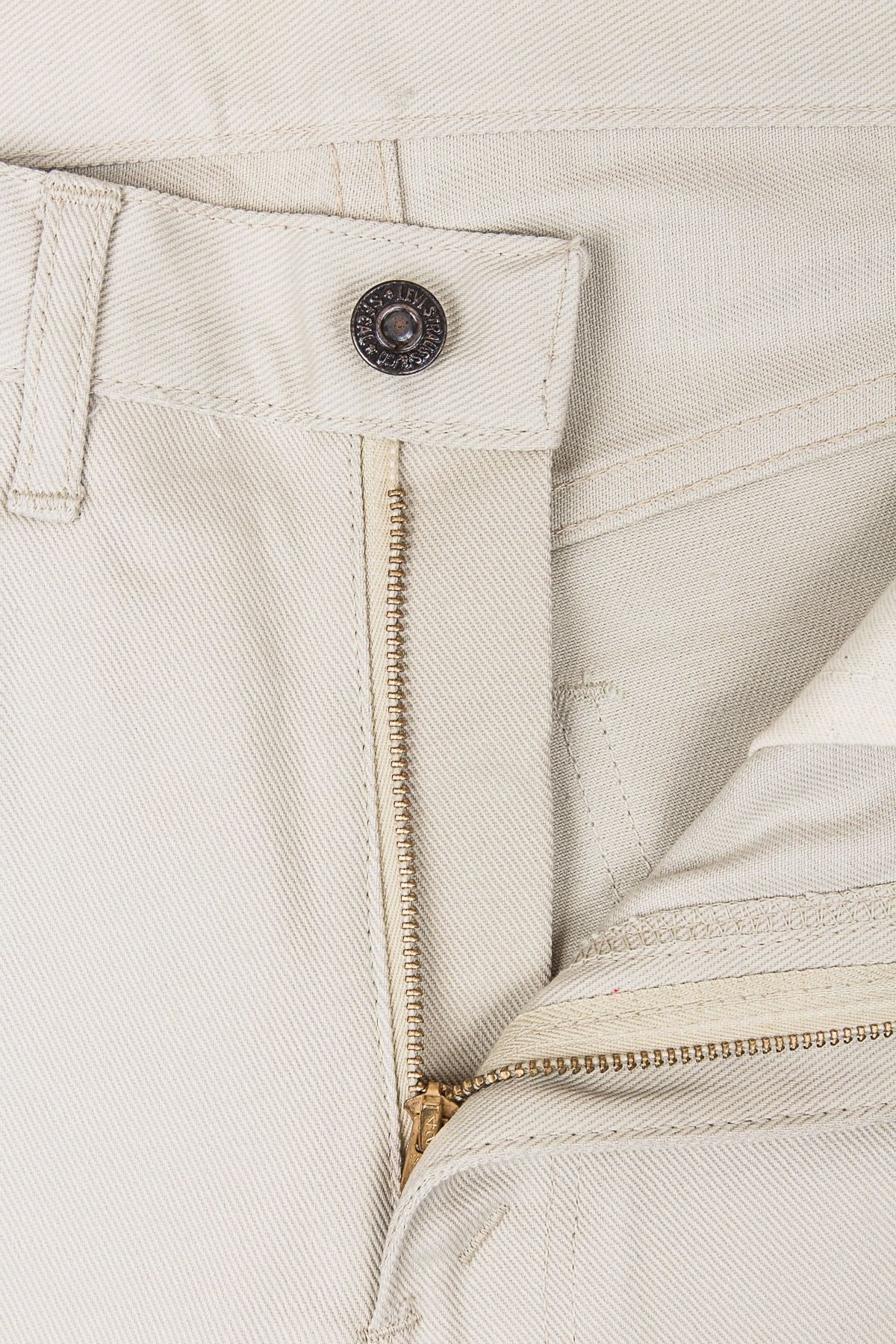 Vintage Dead Stock Levi's Big E White Slim Fit Pants