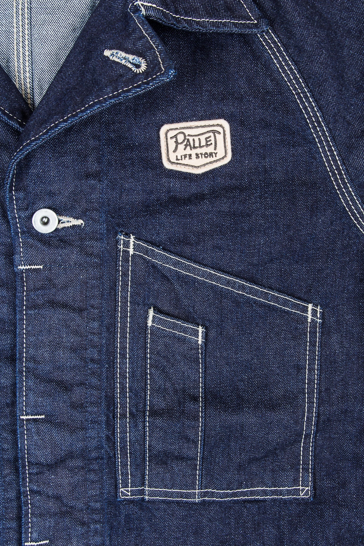 Pallet Life Story One Wash Denim Painter Jacket Second Sunrise