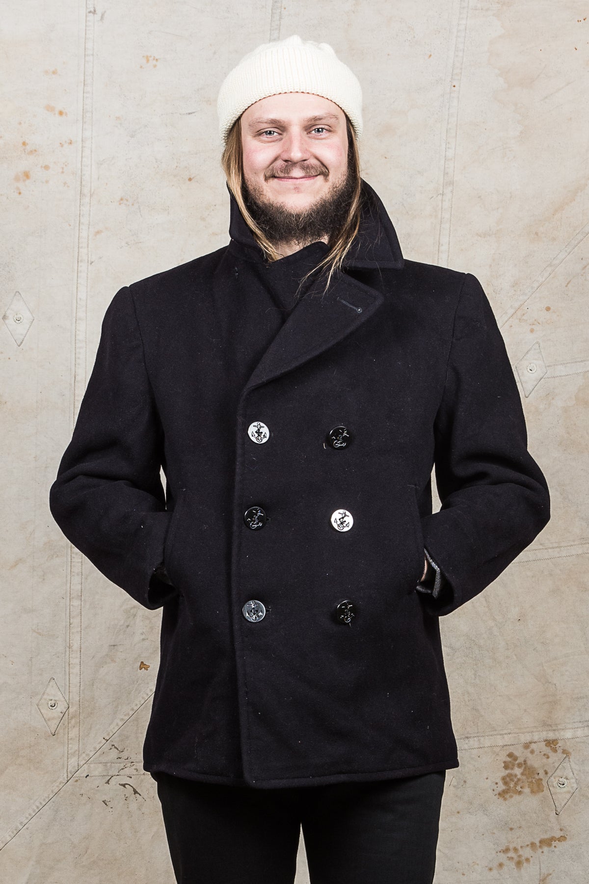 Vintage Original USN Wool Pea Coat No. 6