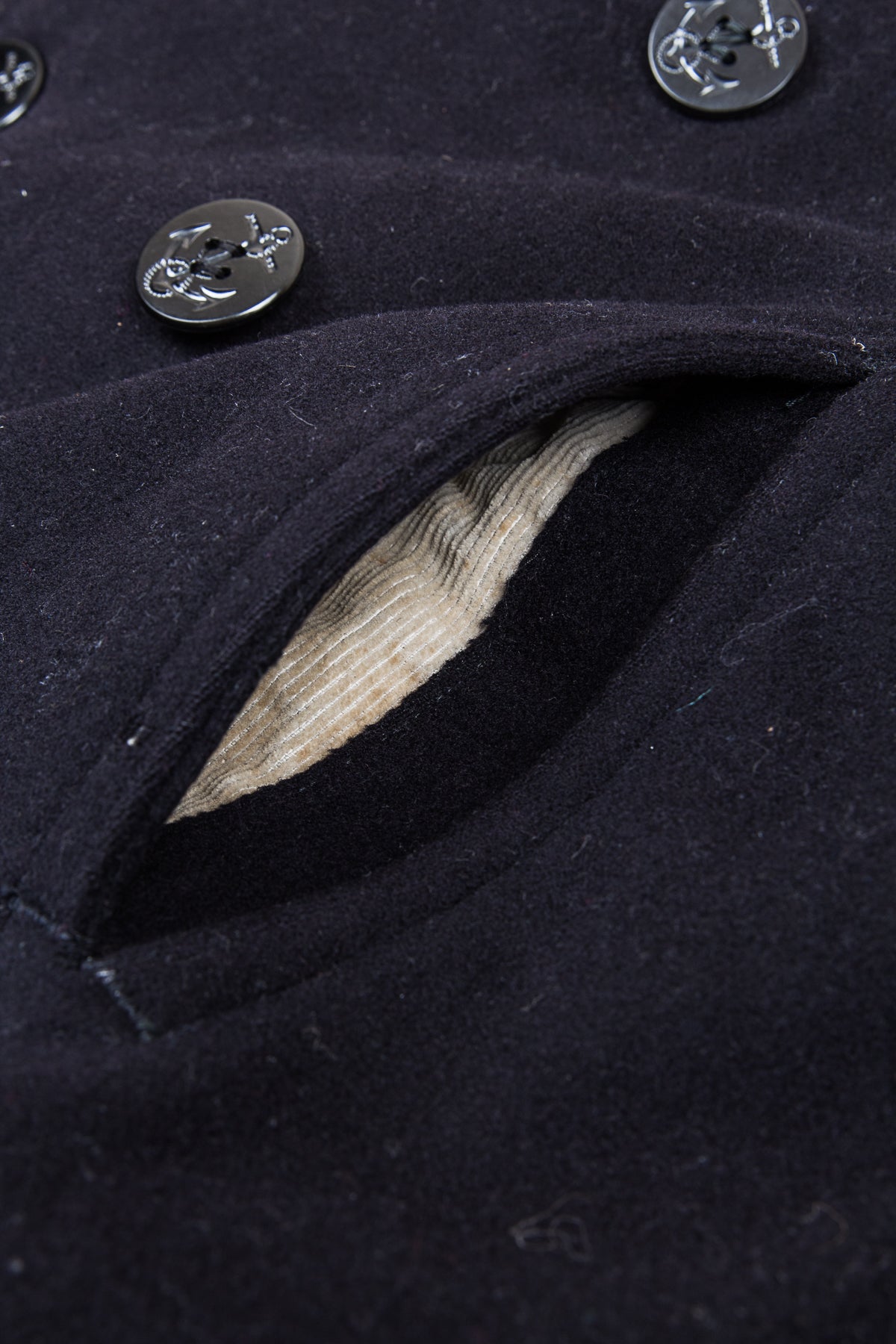 Vintage Original USN Wool Pea Coat No. 6