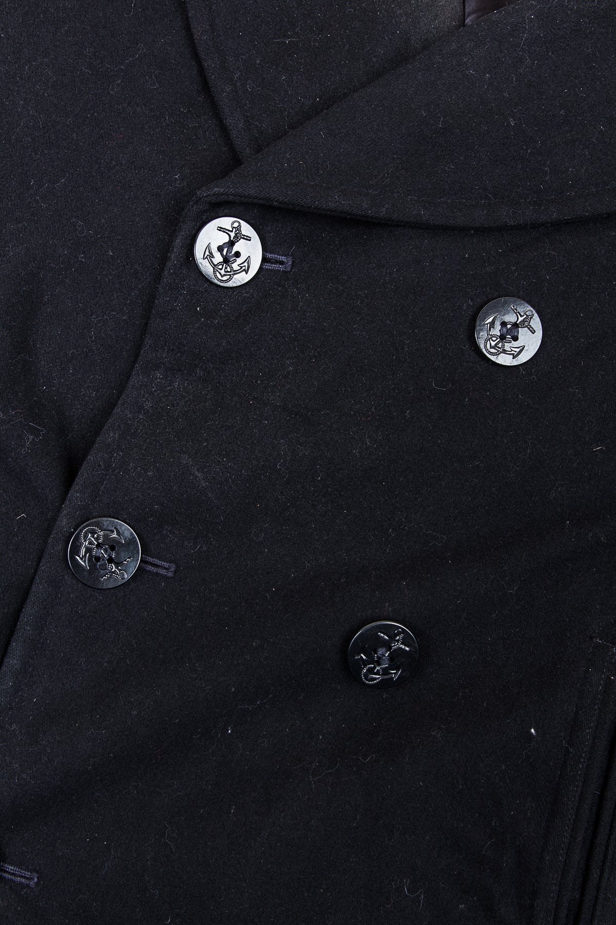 Original Vintage USN Wool Pea Coat No. 7 Size 42 R