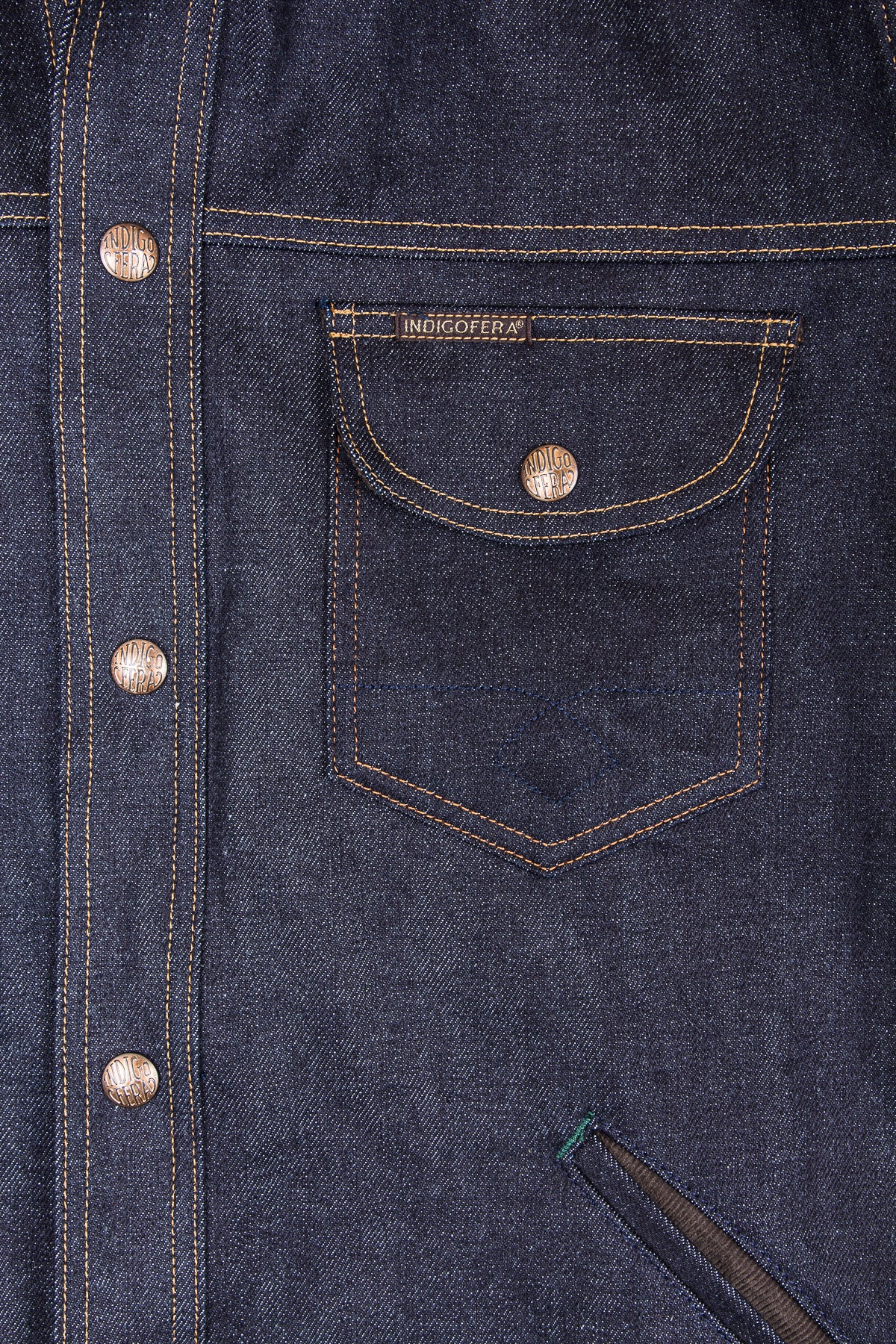 Indigofera Fargo Rider Jacket Fabric No 9