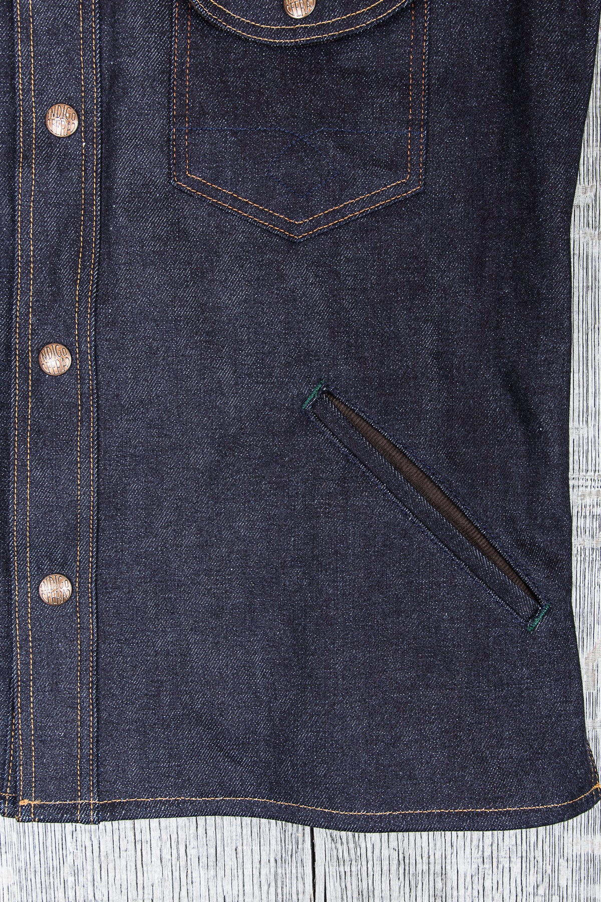 Indigofera Fargo Rider Jacket Fabric No 9