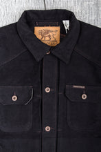 Indigofera Parsons Lodge Jacket Heavy Moleskin Black