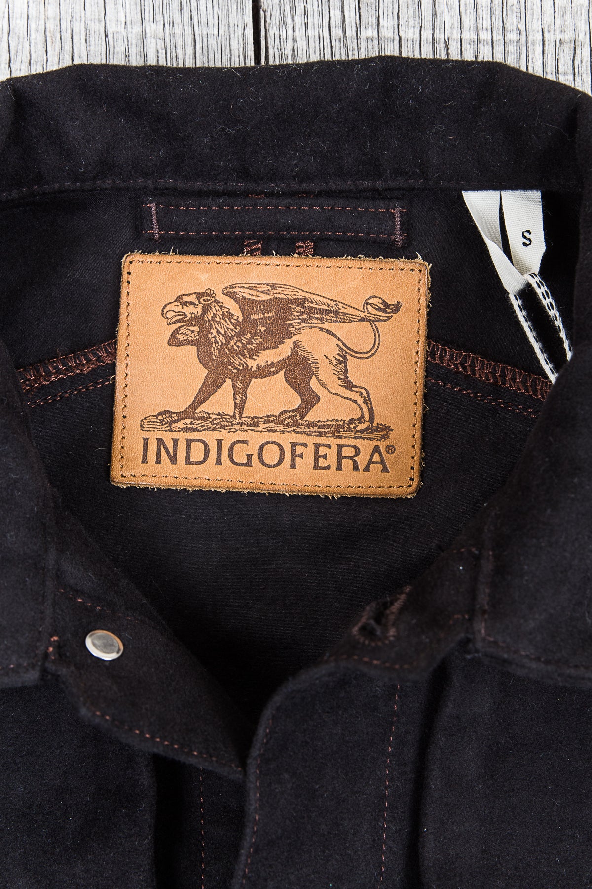 Indigofera Parsons Lodge Jacket Heavy Moleskin Black