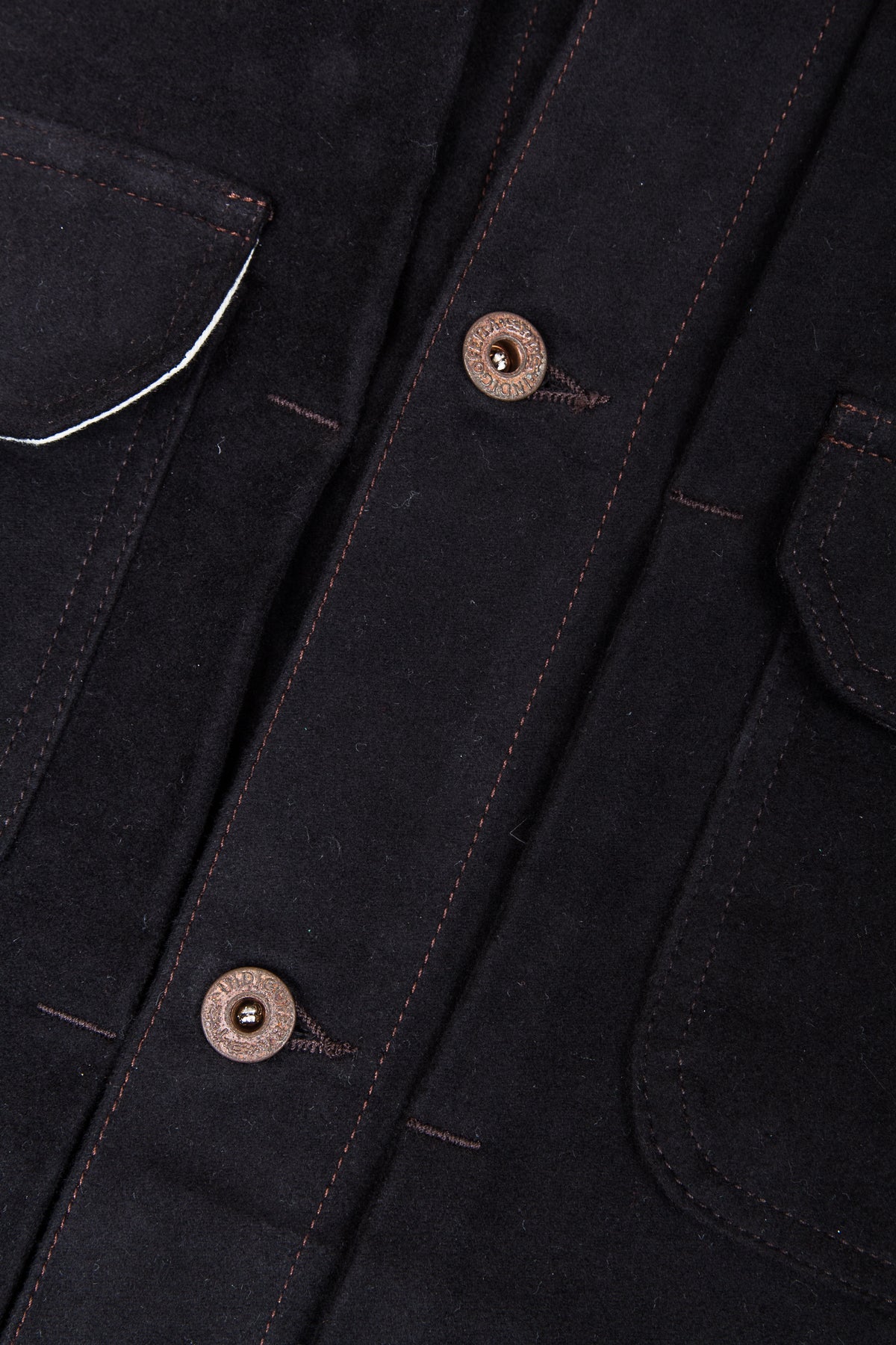 Indigofera Parsons Lodge Jacket Heavy Moleskin Black