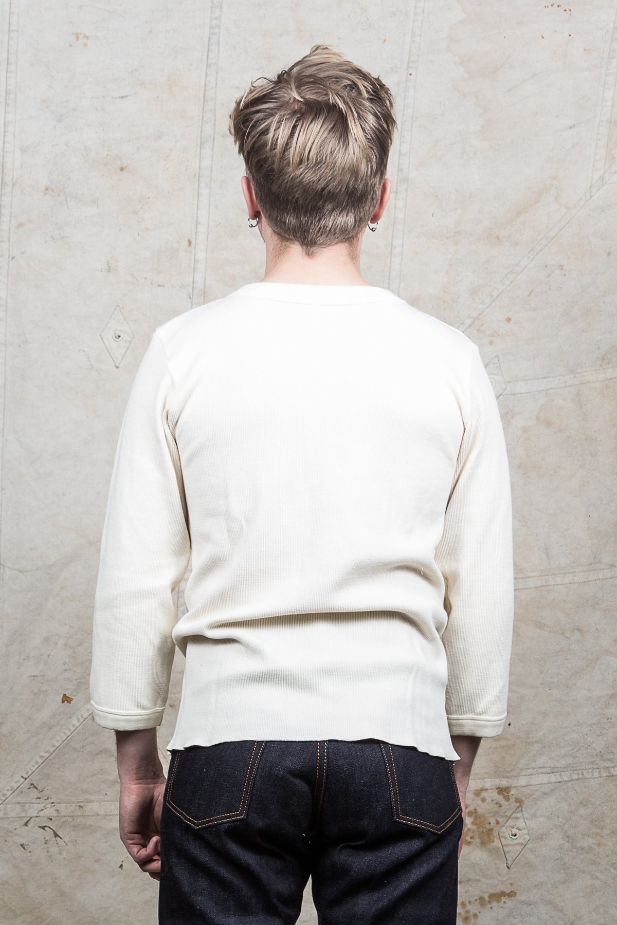 Blue Highway Clothing Organic Lahmann Shirt 3/4 Sleeve Made in Sweden
