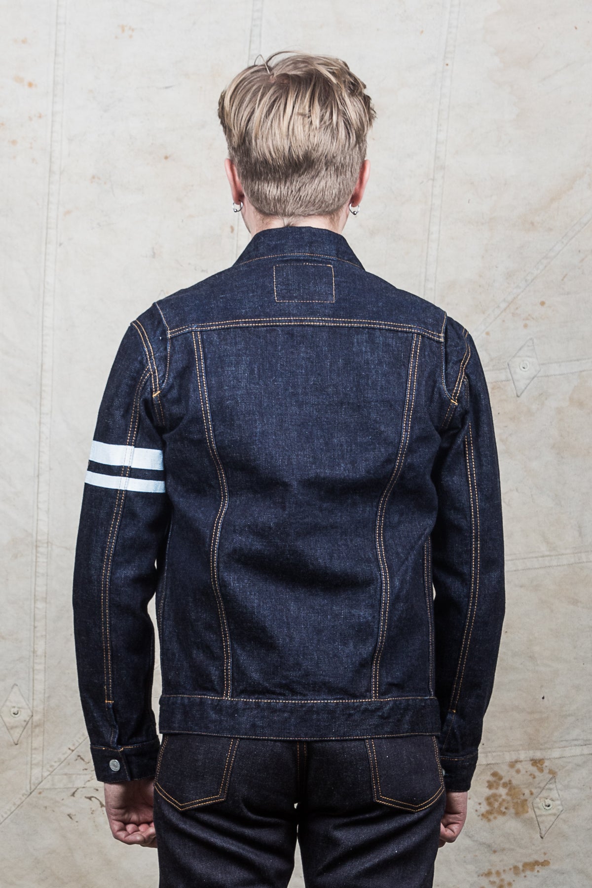 Momotaro 03-115 Front Zip Denim Jacket