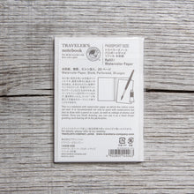 Traveler's Company #015 Passport Size Notebook Watercolor Paper Refill